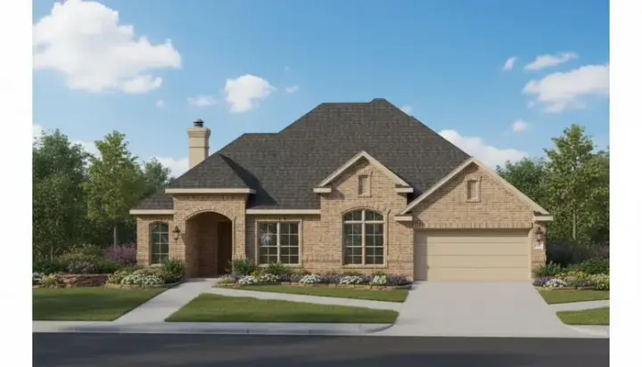 Traditional house plans 19-720 - front exterior, 2,584 sq ft, 4 bed, 3 bath house plans | Monster House Plans