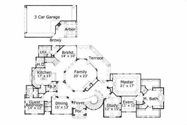 Main Floor Plan: 19-721