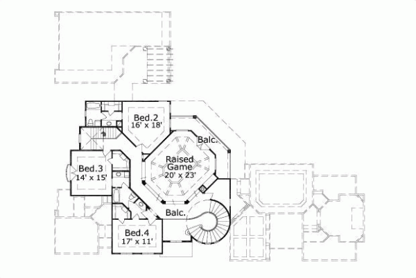 Upper/Second Floor Plan: 19-721