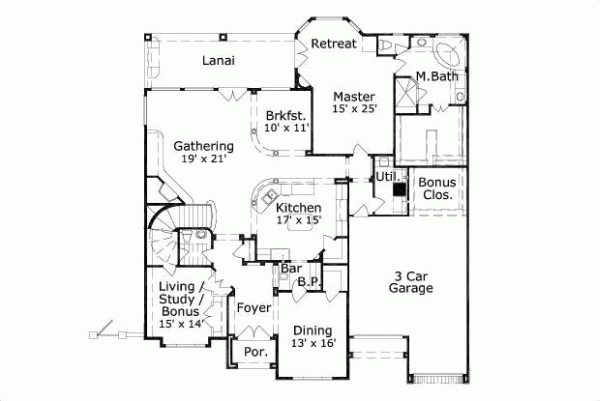 Main Floor Plan: 19-723