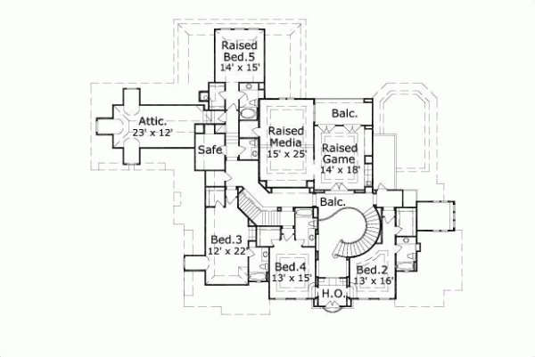 Upper/Second Floor Plan: 19-724