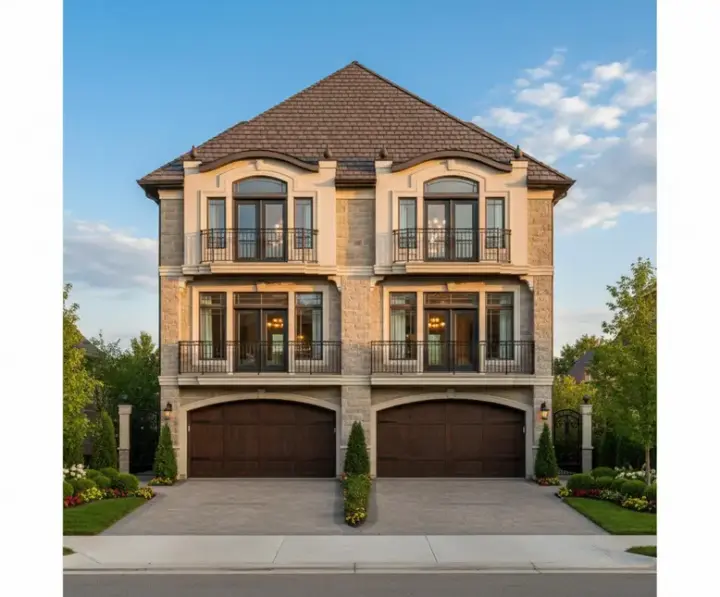 Mediterranean house plans 19-725 - front exterior, 5,654 sq ft, 6 bed, 4 bath house plans | Monster House Plans
