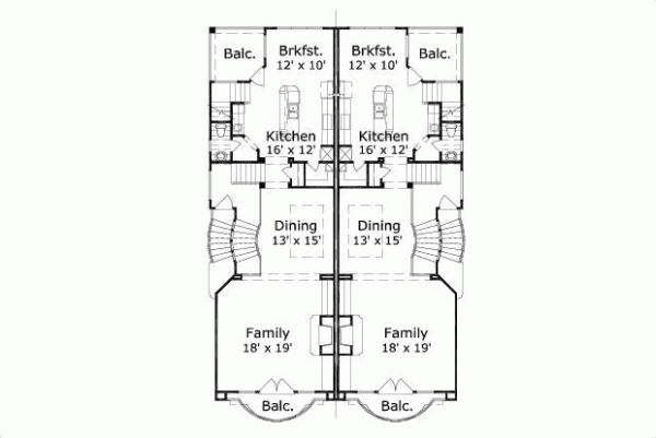 Upper/Second Floor Plan: 19-725