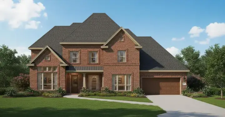 Traditional house plans 19-728 - front exterior, 4,525 sq ft, 5 bed, 4 bath house plans | Monster House Plans
