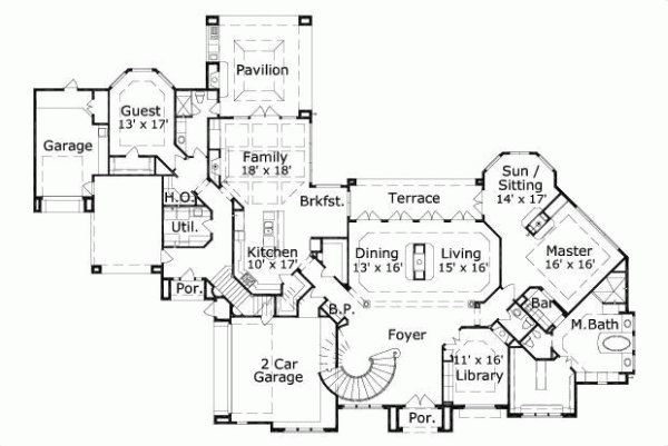 Main Floor Plan: 19-734