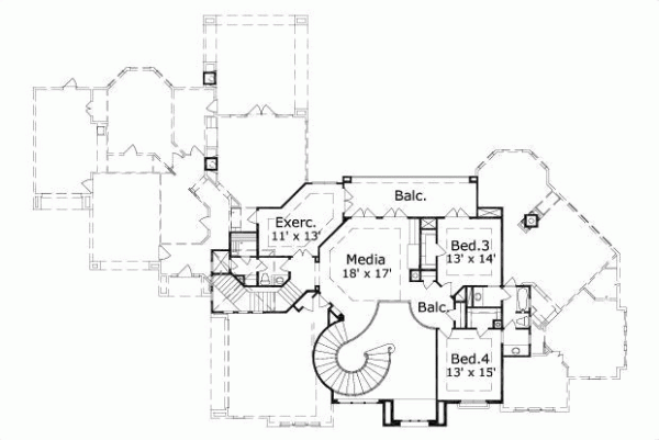 Upper/Second Floor Plan:19-734