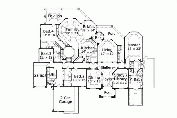 Main Floor Plan: 19-735