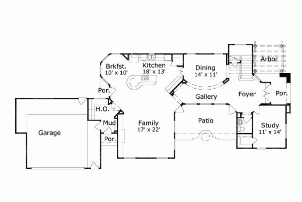 Main Floor Plan: 19-736