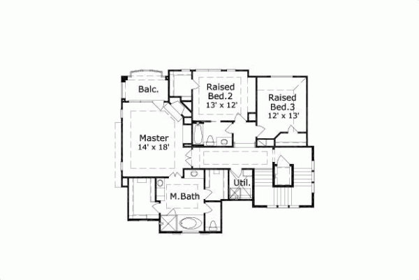 Upper/Second Floor Plan 19-738