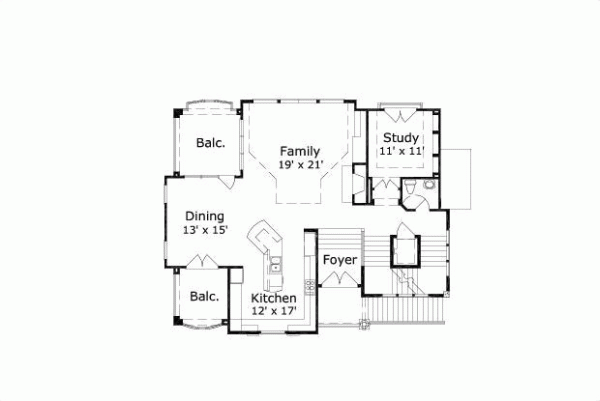Upper/Second Floor Plan: 19-738