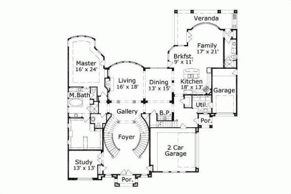 Main Floor Plan: 19-739