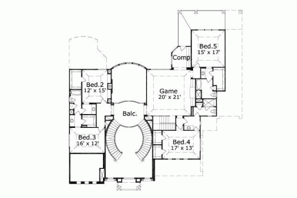 Upper/Second Floor Plan: 19-739