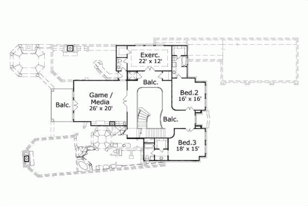 Upper/Second Floor Plan: 19-743