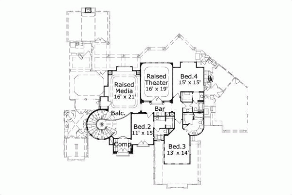 Upper/Second Floor Plan: 19-744