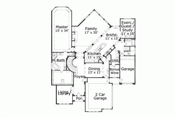 Main Floor Plan: 19-745