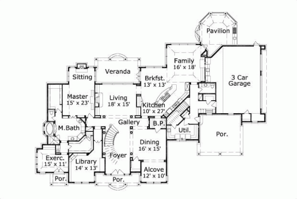 Main Floor Plan: 19-746