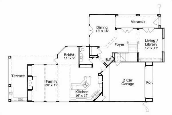 Main Floor Plan: 19-747