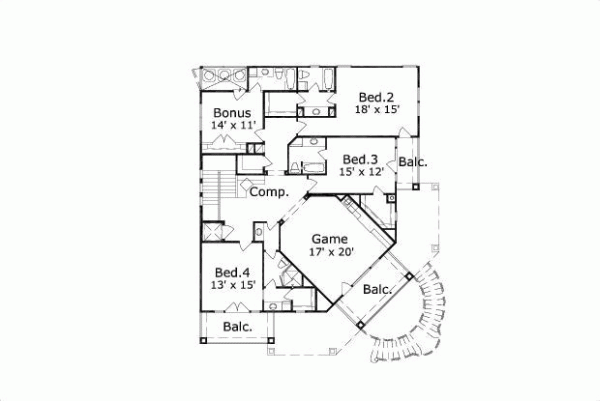 Third Floor Plan:19-748