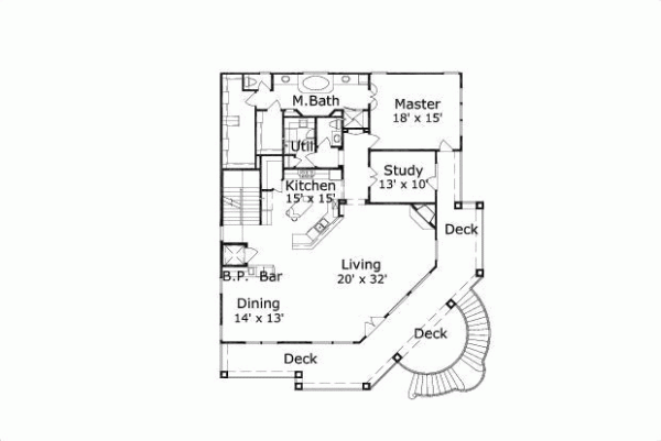 Upper/Second Floor Plan:19-748