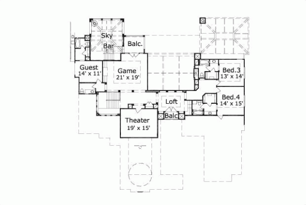 Upper/Second Floor Plan: 19-749