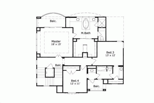 Upper/Second Floor Plan 19-750