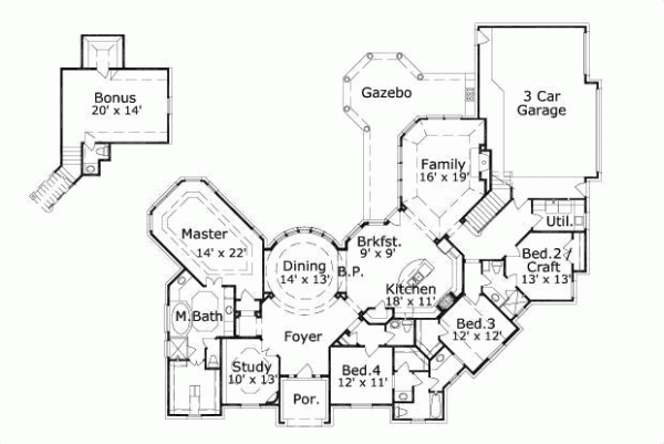 Main Floor Plan: 19-751