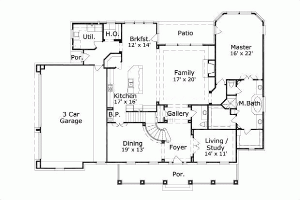 Main Floor Plan: 19-754