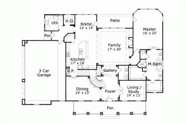 Main Floor Plan: 19-755