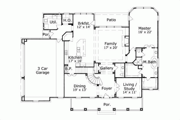 Main Floor Plan: 19-756