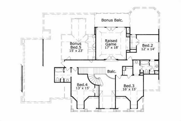 Upper/Second Floor Plan: 19-756