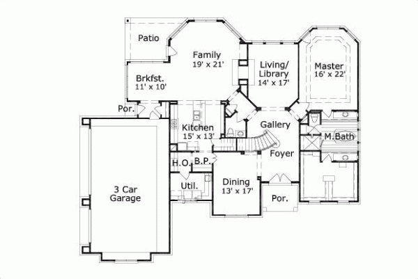 Main Floor Plan: 19-757