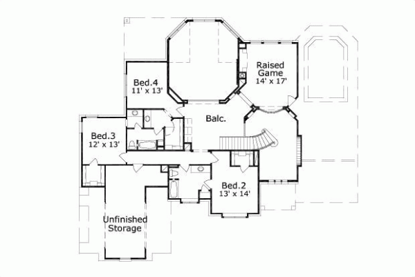 Upper/Second Floor Plan: 19-757