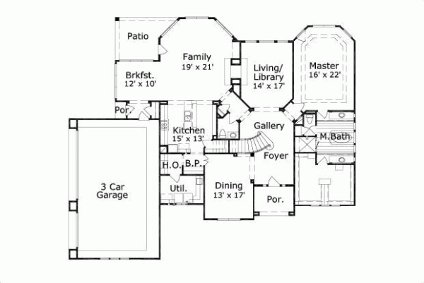 Main Floor Plan: 19-758