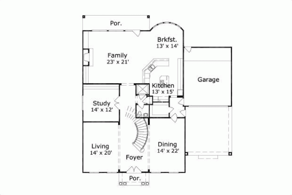 Main Floor Plan: 19-760