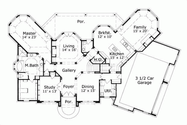 Main Floor Plan: 19-762