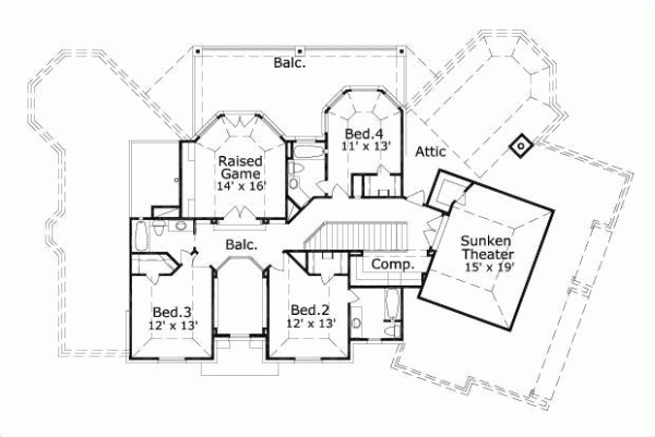 Upper/Second Floor Plan:19-762