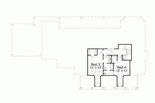 Upper/Second Floor Plan: 19-765