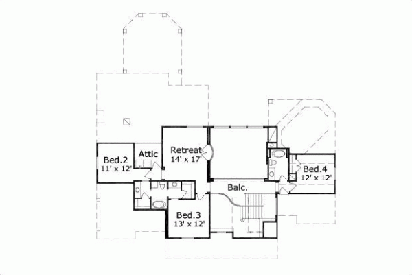 Upper/Second Floor Plan: 19-766