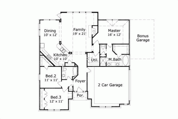 Main Floor Plan: 19-768
