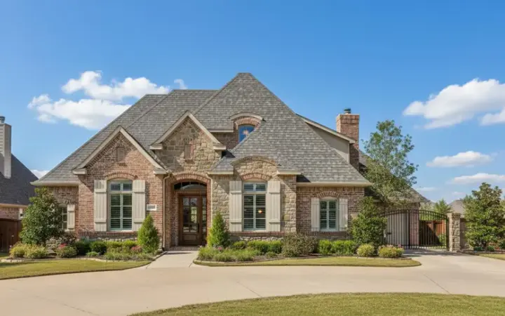 French Country house plans 19-771 - front exterior, 2,700 sq ft, 3 bed, 2 bath house plans | Monster House Plans