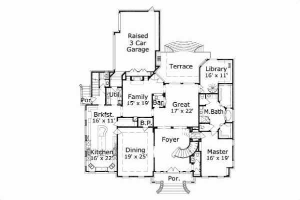 Main Floor Plan: 19-772