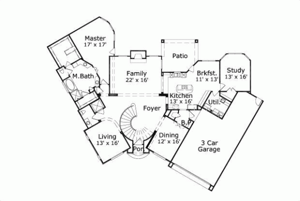 Main Floor Plan: 19-774