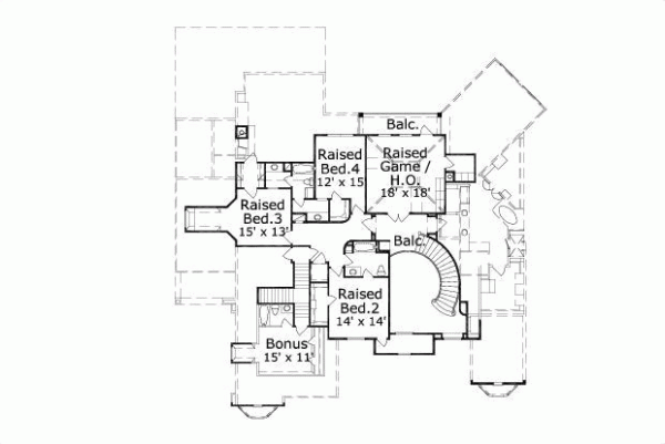 Upper/Second Floor Plan: 19-777