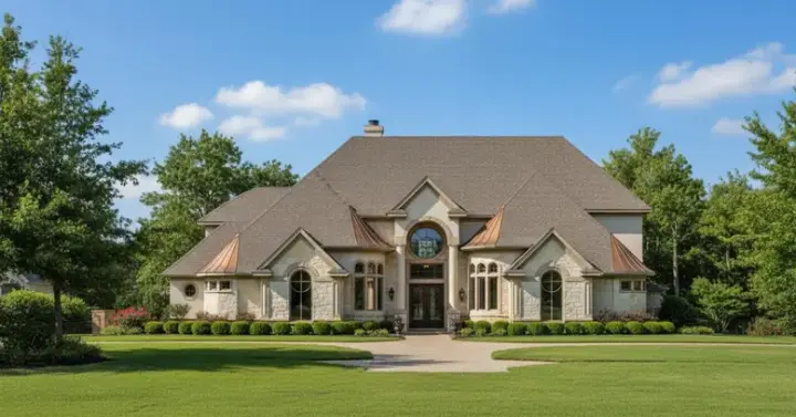 Traditional house plans 19-778 - front exterior, 4,612 sq ft, 3 bed, 3 bath house plans | Monster House Plans