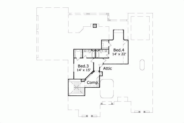 Upper/Second Floor Plan: 19-783