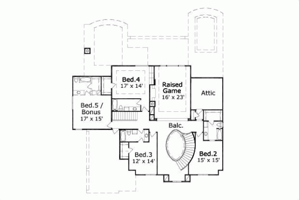 Upper/Second Floor Plan: 19-785