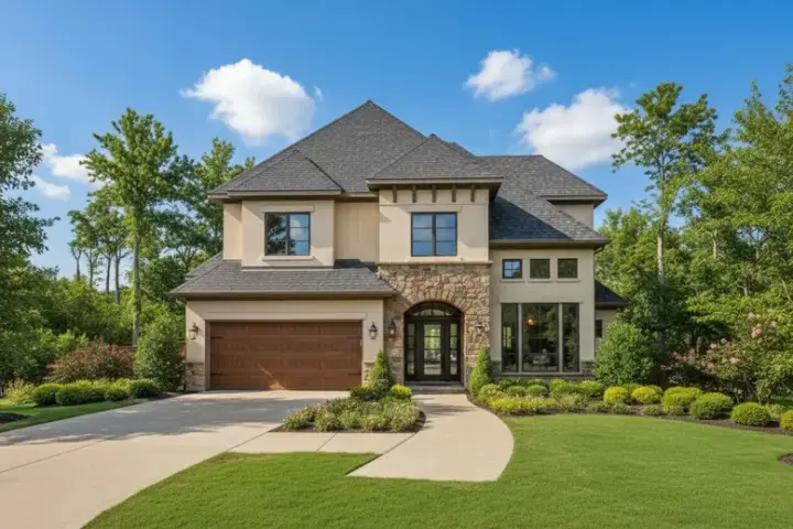 Mediterranean house plans 19-786 - front exterior, 2,844 sq ft, 4 bed, 3 bath house plans | Monster House Plans