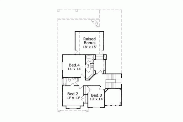Upper/Second Floor Plan: 19-786