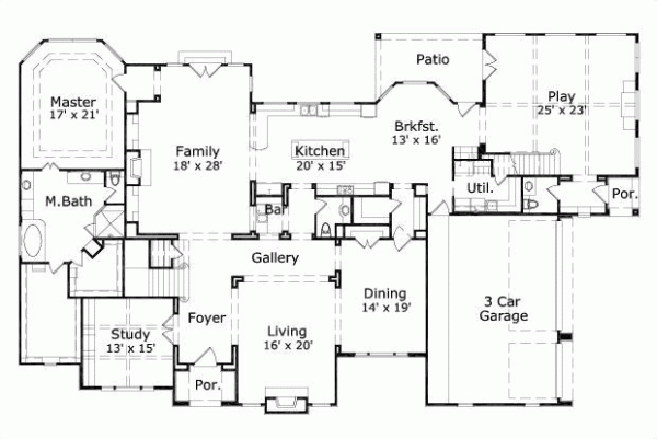 Main Floor Plan: 19-788