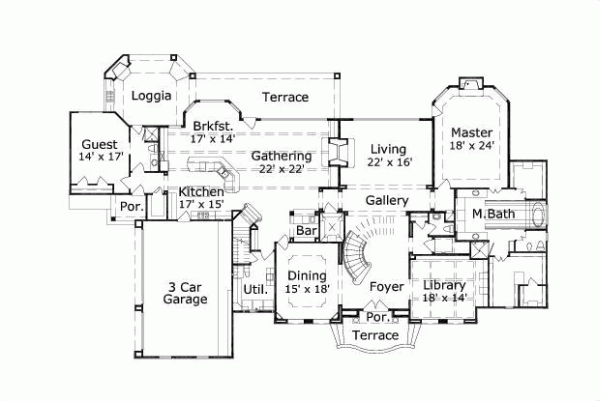Main Floor Plan: 19-789